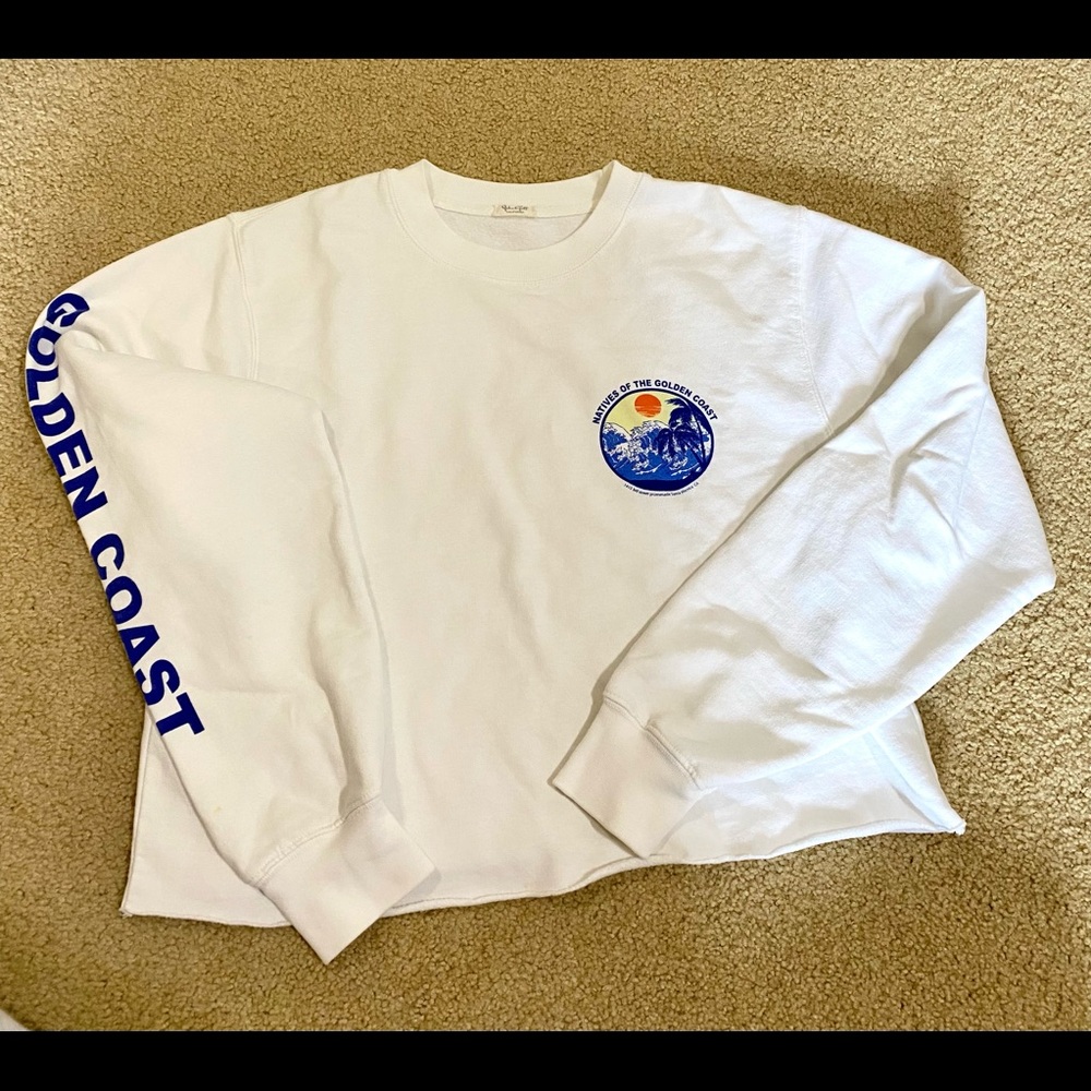 Brandy Melville Golden Cost long sleeve shirt/sweater one size
